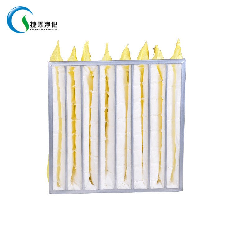 Air Ventilation Filter Pocket 8 Size 592*592*300mm Filter Box Chemical Pocket Filter Bag