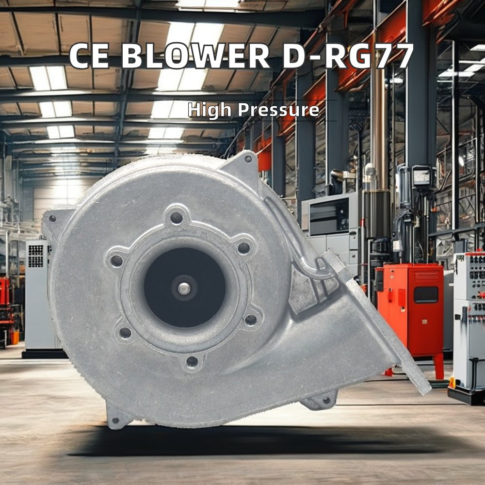 Factory Certified CE High Pressure Centrifugal Blower Fan D-RG77 220V Electric With OEM Customization Support Made in China
