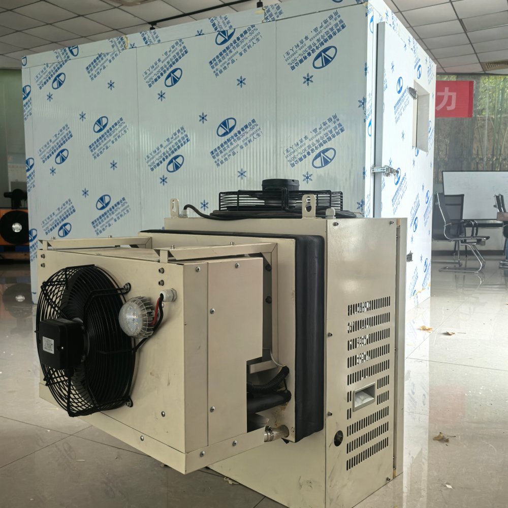 220V 2P Bitzer Condensing Units Energy Saving Automatic Air Cooler Pump Gear Side-Mounted Installation New Bitzer Compressor