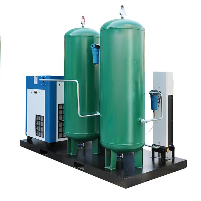 Stationary Type Industrial Grade Screw air Compressor All in One with tank and air Dryer 37kw 45kw High Pressure 16bar 20bar