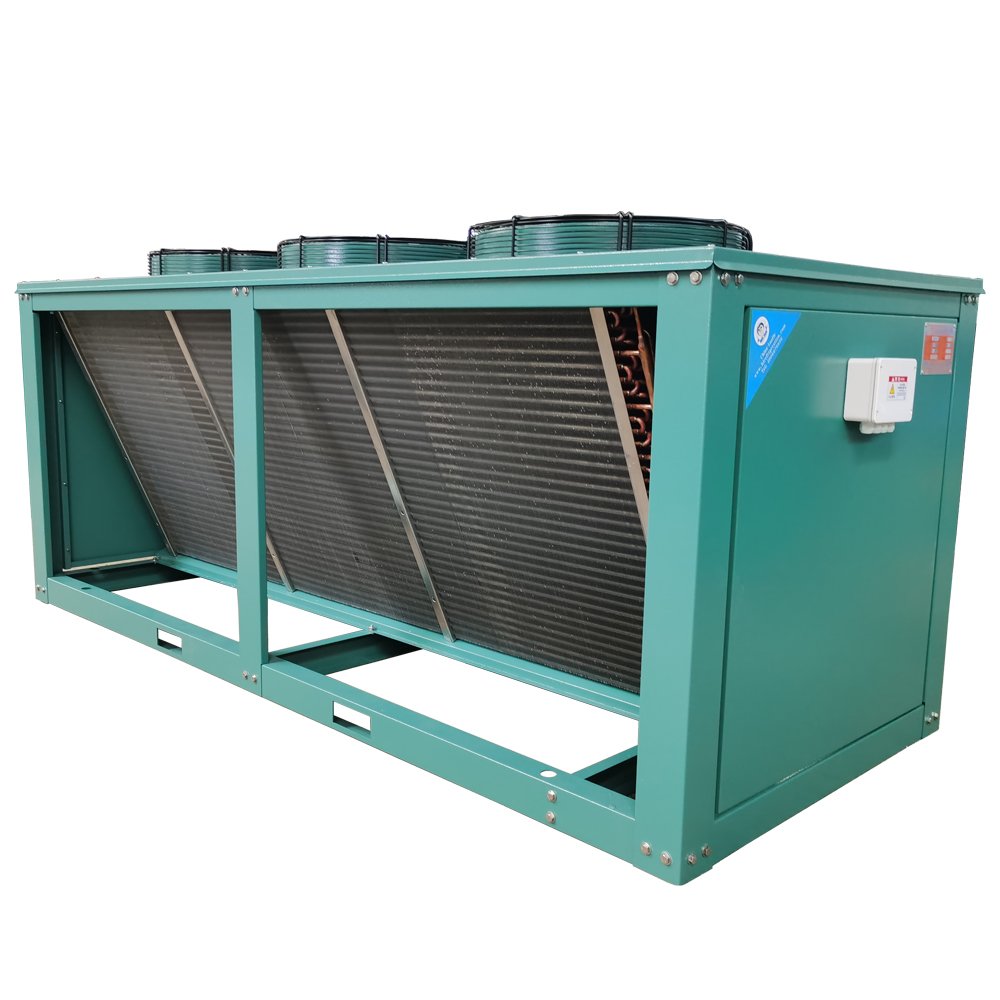 Industrial Heat Exchanger Water Cooled Condenser With Refrigeration Unit