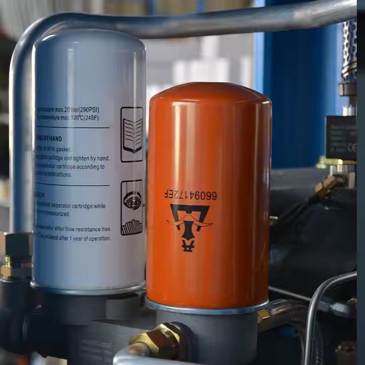 Kaishan Brand 10HP Rotary Screw Air Compressor with Tank 7.5KW 37KW 11KW 15KW Power Options Mining Industries Air Cooling Method