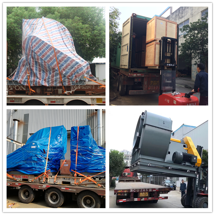 Hot Sale CAST IRON FREE Standing Adjustable Air Volume 3000 Cfm AC Centrifugal Fan Blowers Manufacturing Plant