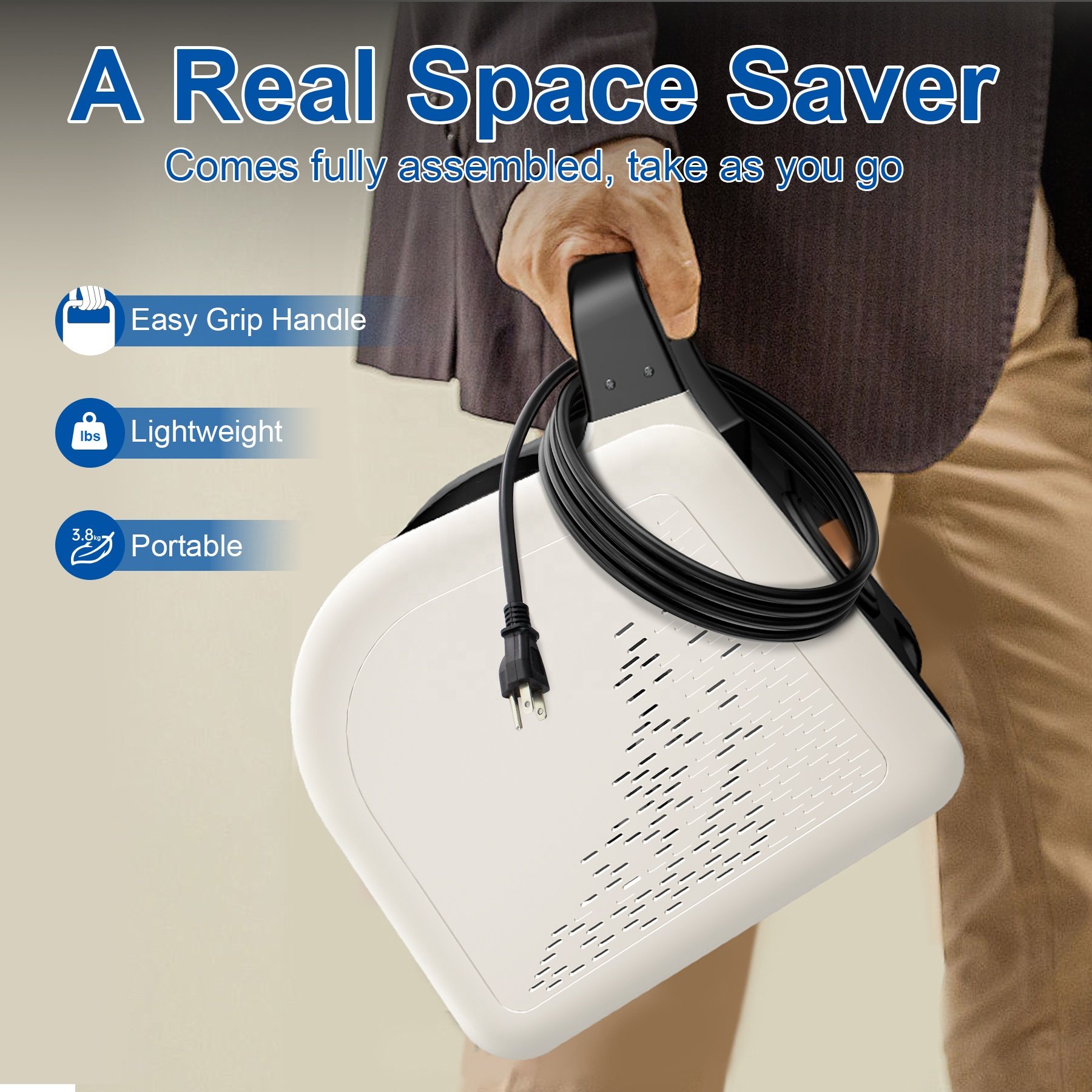 Best Sale 800CFM Carpet Floor Dryer Restoration Air Mover Water Damage Axial Blower Fan Industrial Janitoral