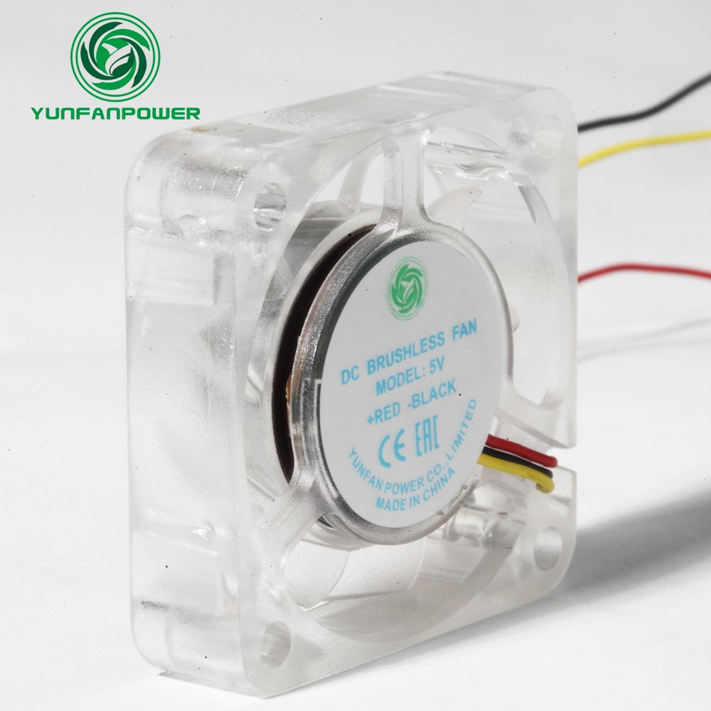 White Color High Performance Mini Fan 5v 24v 40x40x10mm DC Brushless Cooling Blower Fan