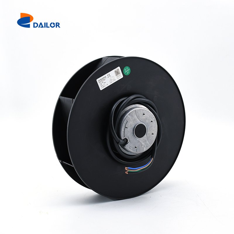 190mm EC Motorized 0~10V and PWM Speed Control High Pressure Centrifugal Fan