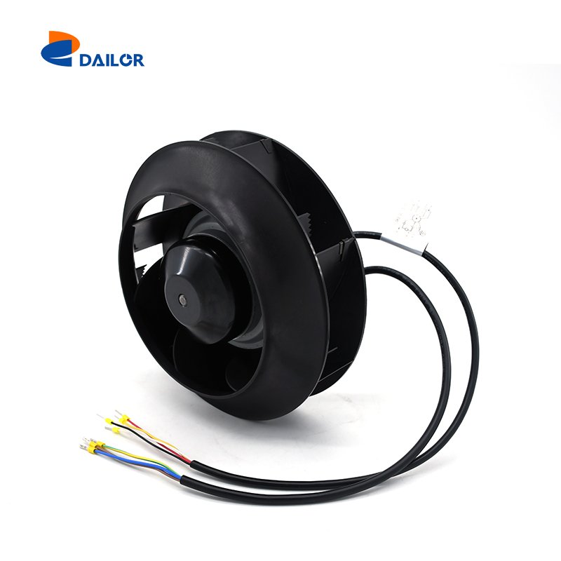190mm EC Motorized 0~10V and PWM Speed Control High Pressure Centrifugal Fan