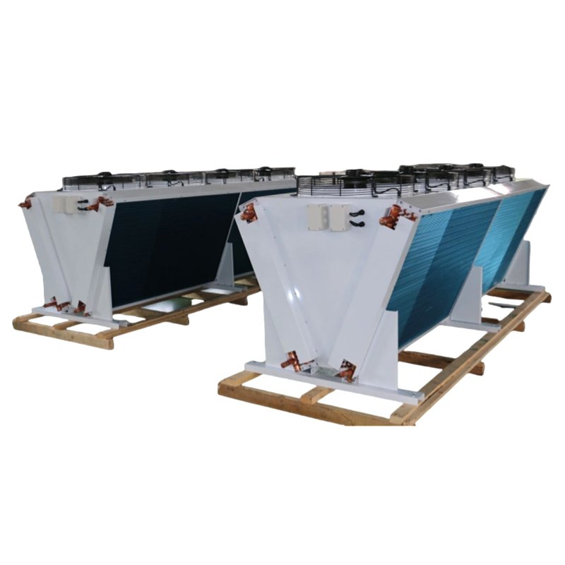 High Quality High Efficiency 100m2 Big Cooling Surface Industrial Air Cooled Refrigeration Condenser