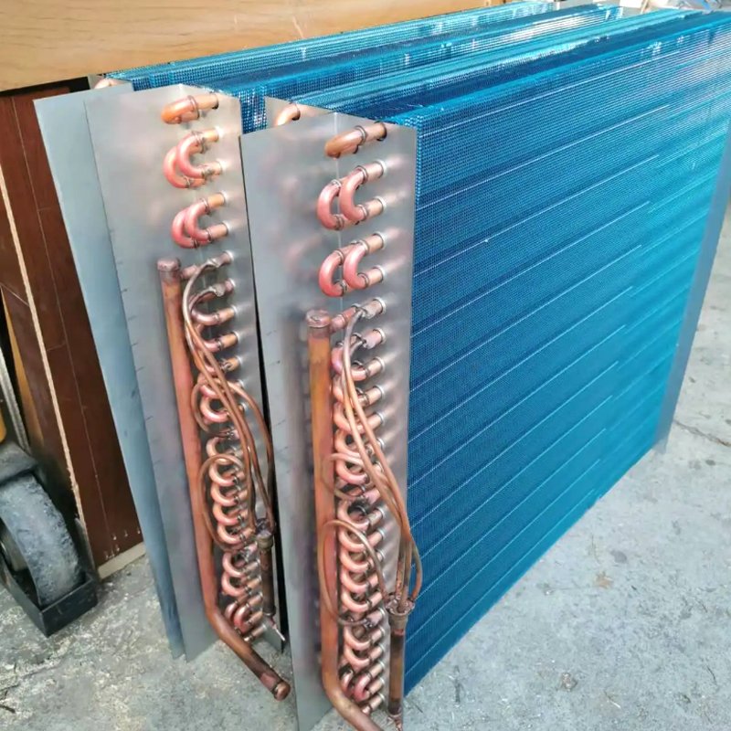High Quality High Efficiency 100m2 Big Cooling Surface Industrial Air Cooled Refrigeration Condenser