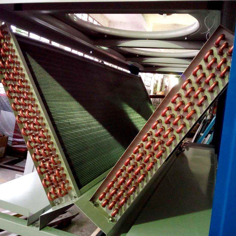 High Quality High Efficiency 100m2 Big Cooling Surface Industrial Air Cooled Refrigeration Condenser