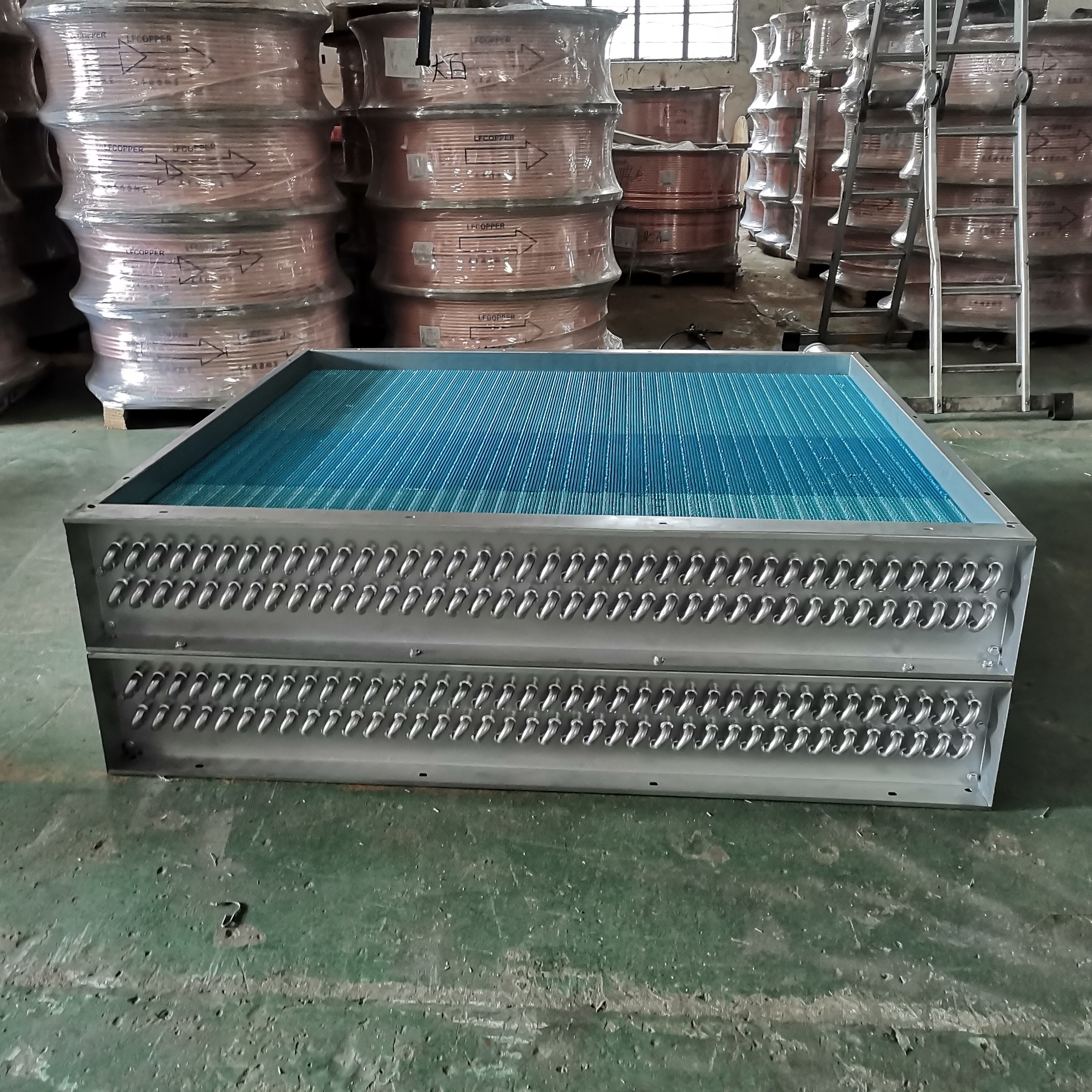 Water to air Heat Exchanger 4.5mm Fin Space air Cooler Condenser