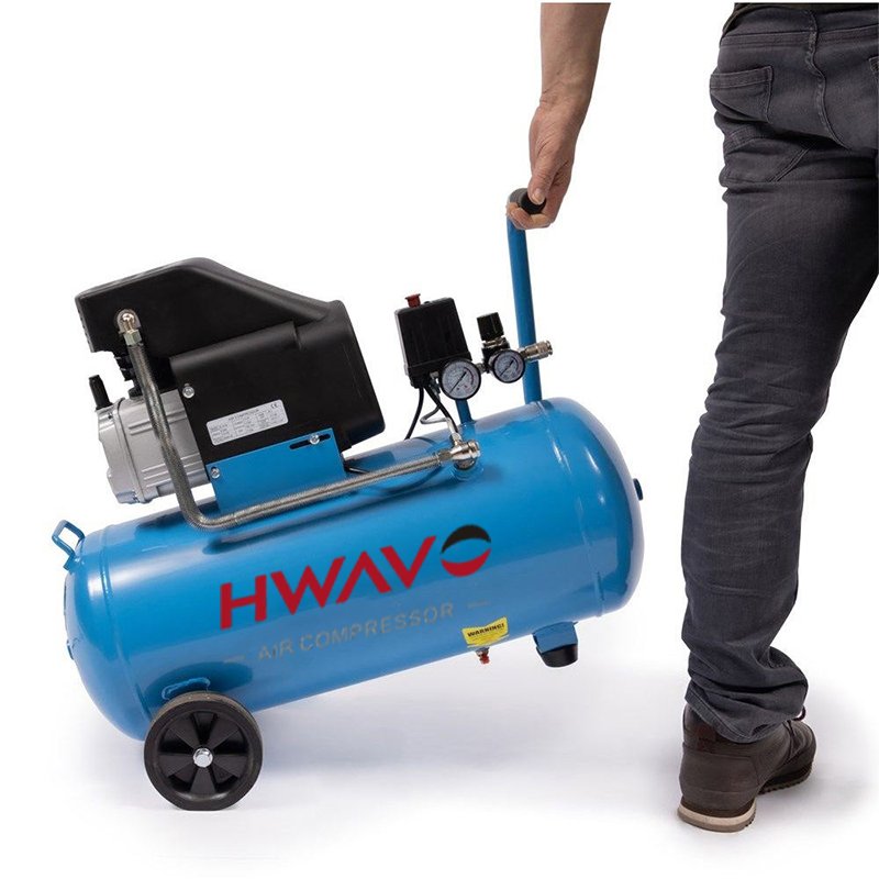 Professional Supplier 2hp 206L/MIN 50l Piston Direct Driven Oi Lubrication air Compressor