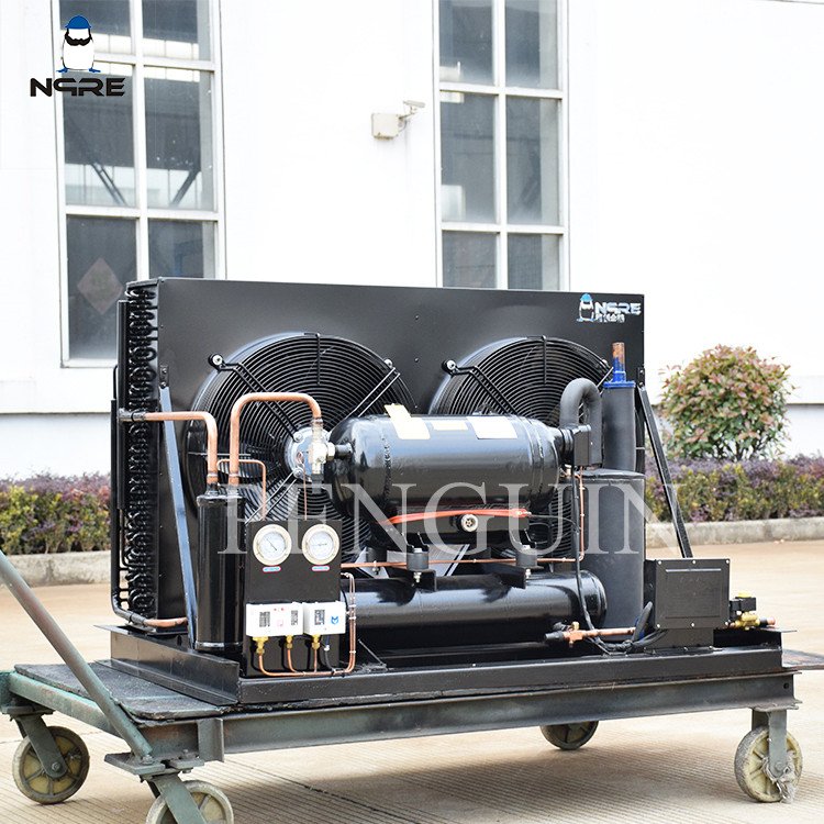 7HP Low Temperature Cooling Machine Scroll Compressor Refrigeration Condensing Unit for Cold Storage Cool Room