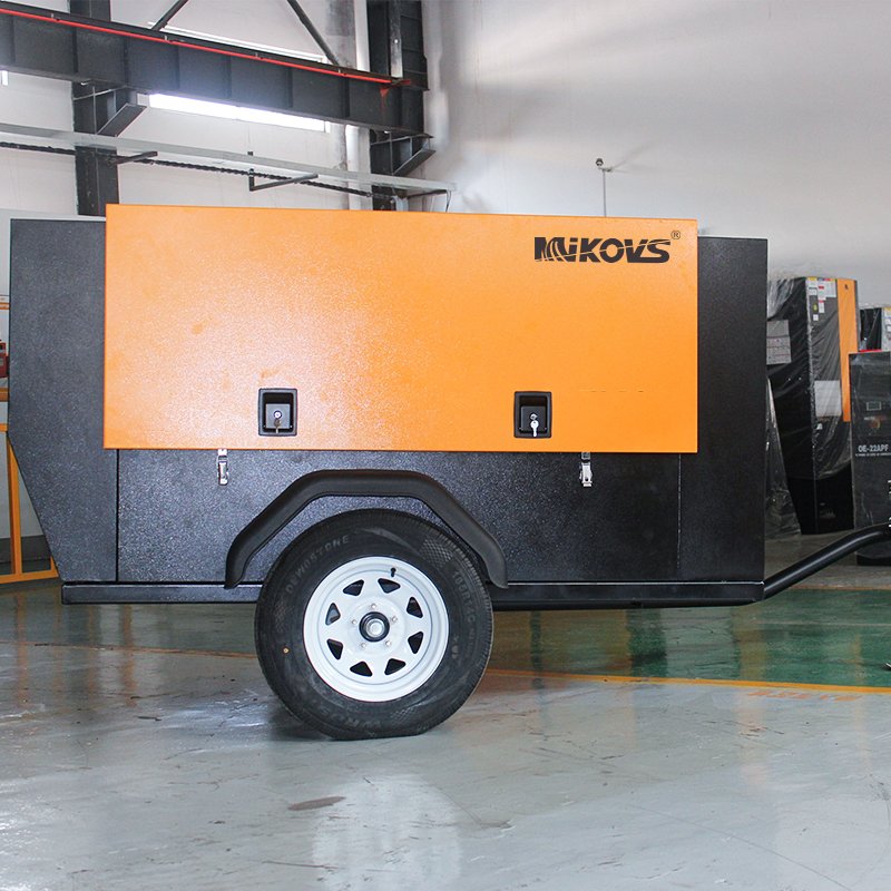 21Bar Screw Diesel Air Compressor 185 Cfm Air Compressor Diesel Portable Mining Air Compressor Diesel Engine 185Cfm 8Bar