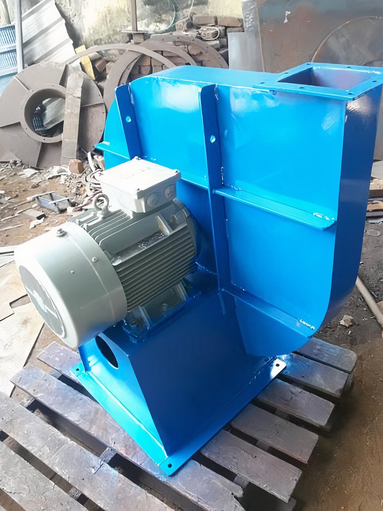 High Durability DC Electric Motor 10 H.P Industrial Furnace Blower with Durable Steel Blades Low Noise Duct Fan for Bulk Supply