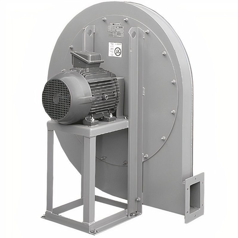 High Durability DC Electric Motor 10 H.P Industrial Furnace Blower with Durable Steel Blades Low Noise Duct Fan for Bulk Supply