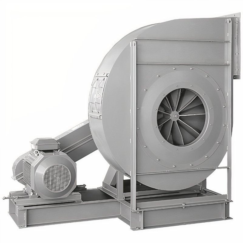 High Durability DC Electric Motor 10 H.P Industrial Furnace Blower with Durable Steel Blades Low Noise Duct Fan for Bulk Supply