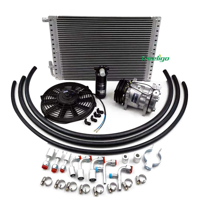 BEU-450L-100 12V Universal Truck Car Auto Small Under Dash AC Evaporator Unit