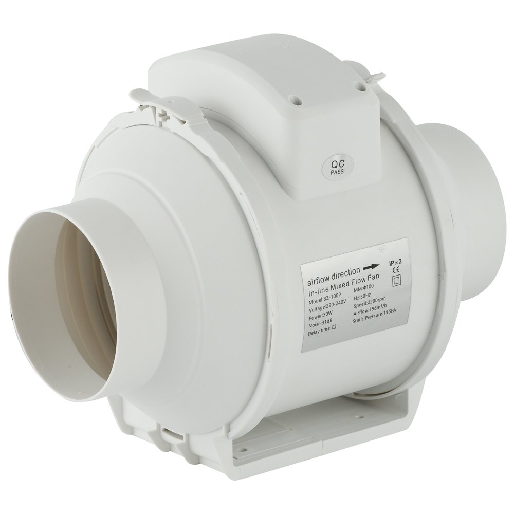 Wholesale 6 Inch Inline Duct Fan Blower Fan With Variable Speed Controller HVAC Hydroponics Blower Ventilation