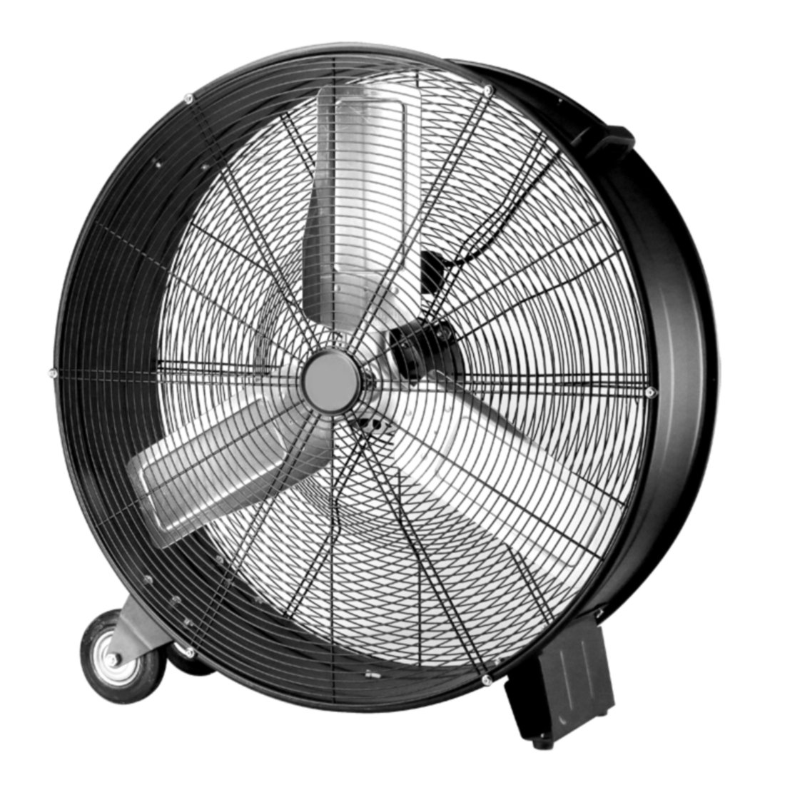 High Velocity Industrial Direct Drum Commercial Fan 24" 30" 36" Inch Electrical Exhaust Movable Barrel Fan