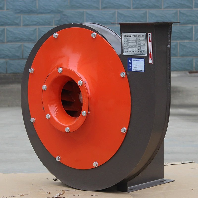 Strong Pressure Boiler Induced Draft Fan 9-19 Industrial High Pressure Class H AC Centrifugal Fan FREE Standing OEM 4kw Q235