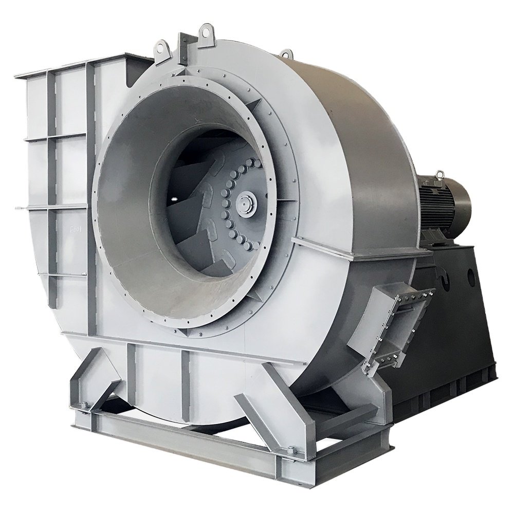 Factory Direct Selling 150KW Coupling Driven Q345 Induced Draft Blower Fan for Steel Plant