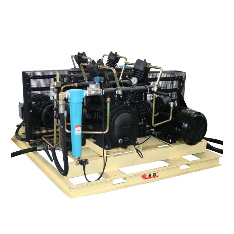 Industrial 22KW Electric 30 Bar 40bar 70cfm Piston Air Compressor 30HP Middle/High Pressure Air Compressor Bosster Machine