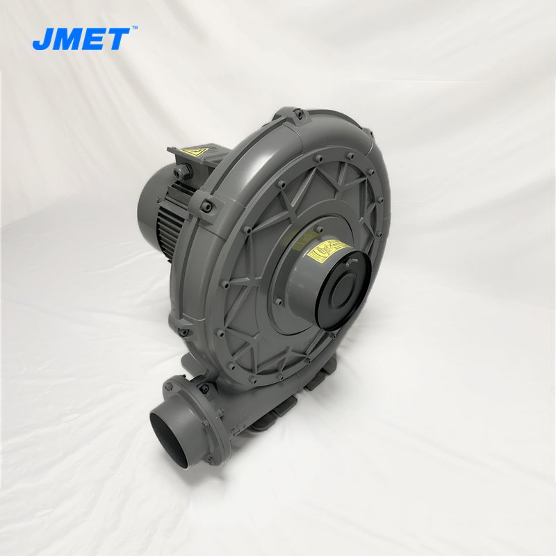 China Factory 3 Phase CX-100A 380V High CFM Electric Laser Engraver Turbo Air Blower Backward Centrifugal Fan