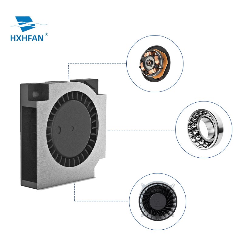 Small Muted Mini Blower Fans 2006 20x20x6mm 5volt 12volt DC Low Current Low Flow Blowers