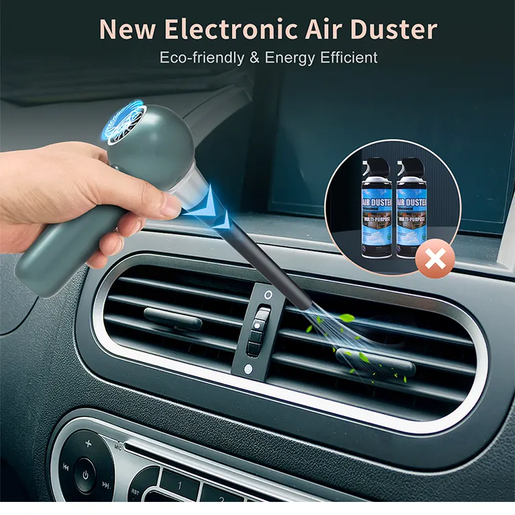 Portable Electric 80000rpm Mini Turbo Jet Fan Industrial Grade Cordless Car Dryer Blower Gun for Duster and Keyboard Cleaning