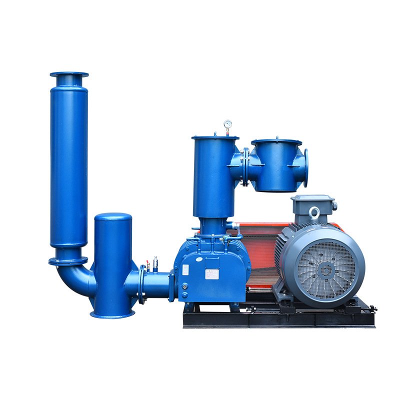 China Roots Blower Manufacturers Three Lobes Roots Blower Fan for Particle Transporation