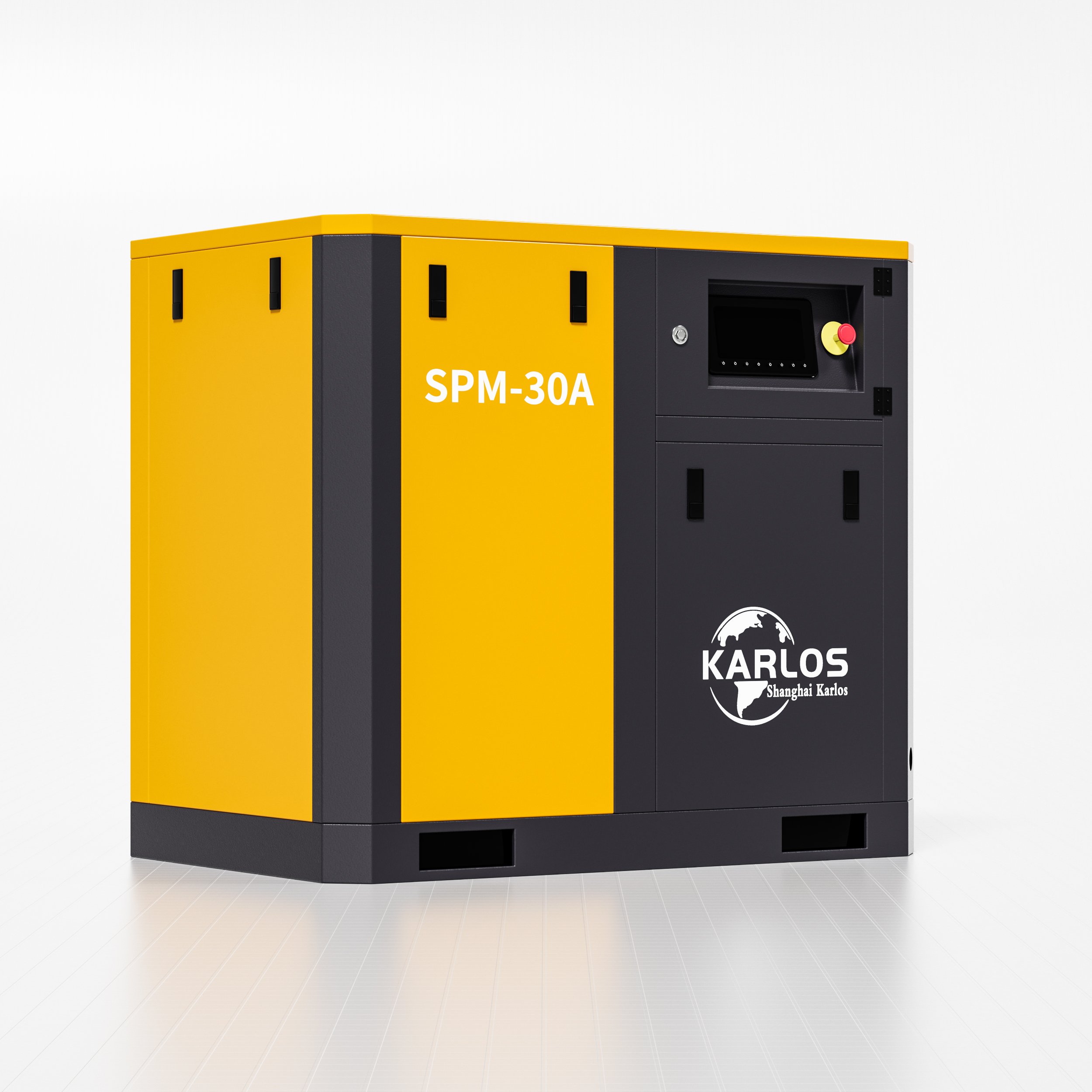 Karlos Direct Driven 8bar 11kw 20hp Permanent Magnet Variable Speed Screw air Compressor