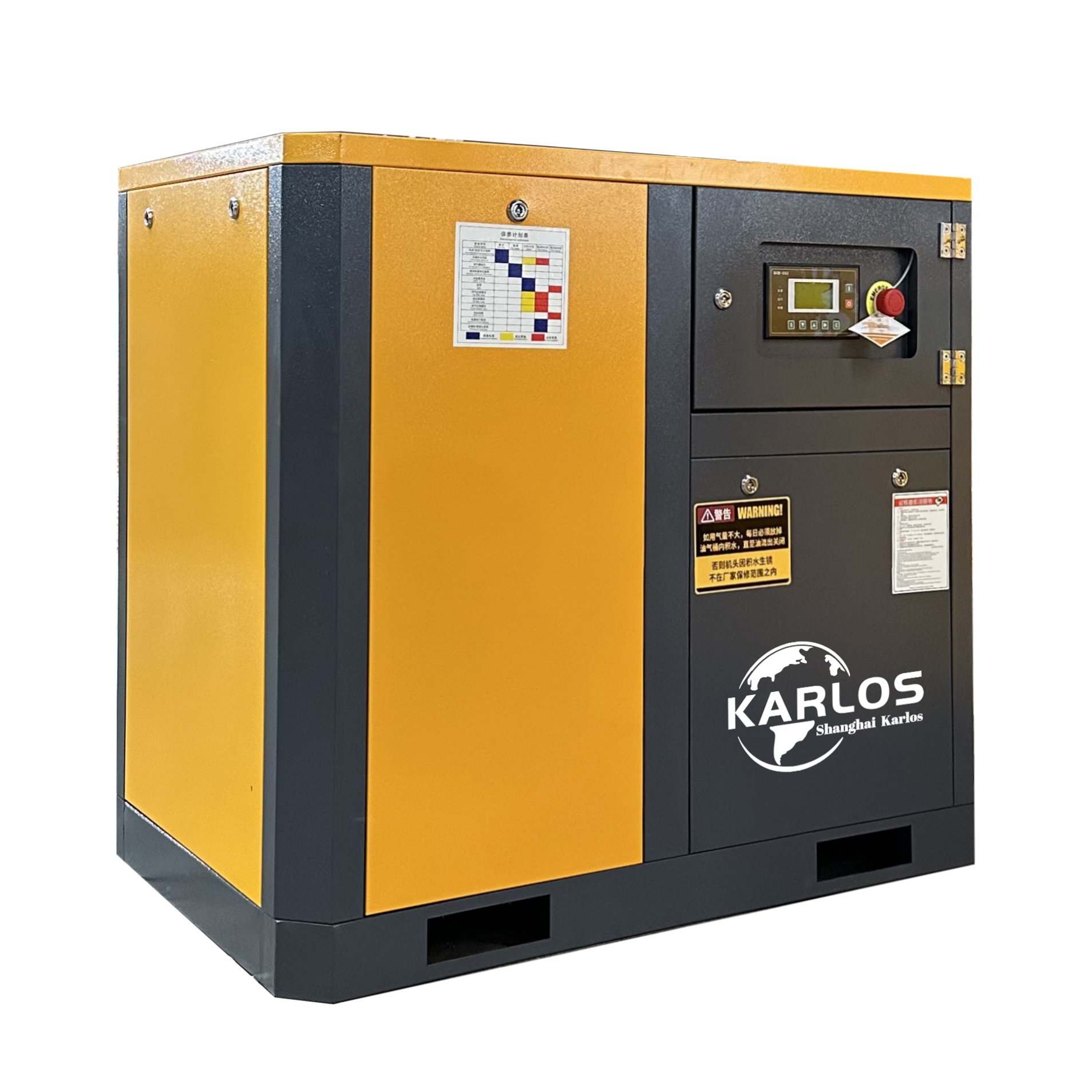 Karlos Direct Driven 8bar 11kw 20hp Permanent Magnet Variable Speed Screw air Compressor