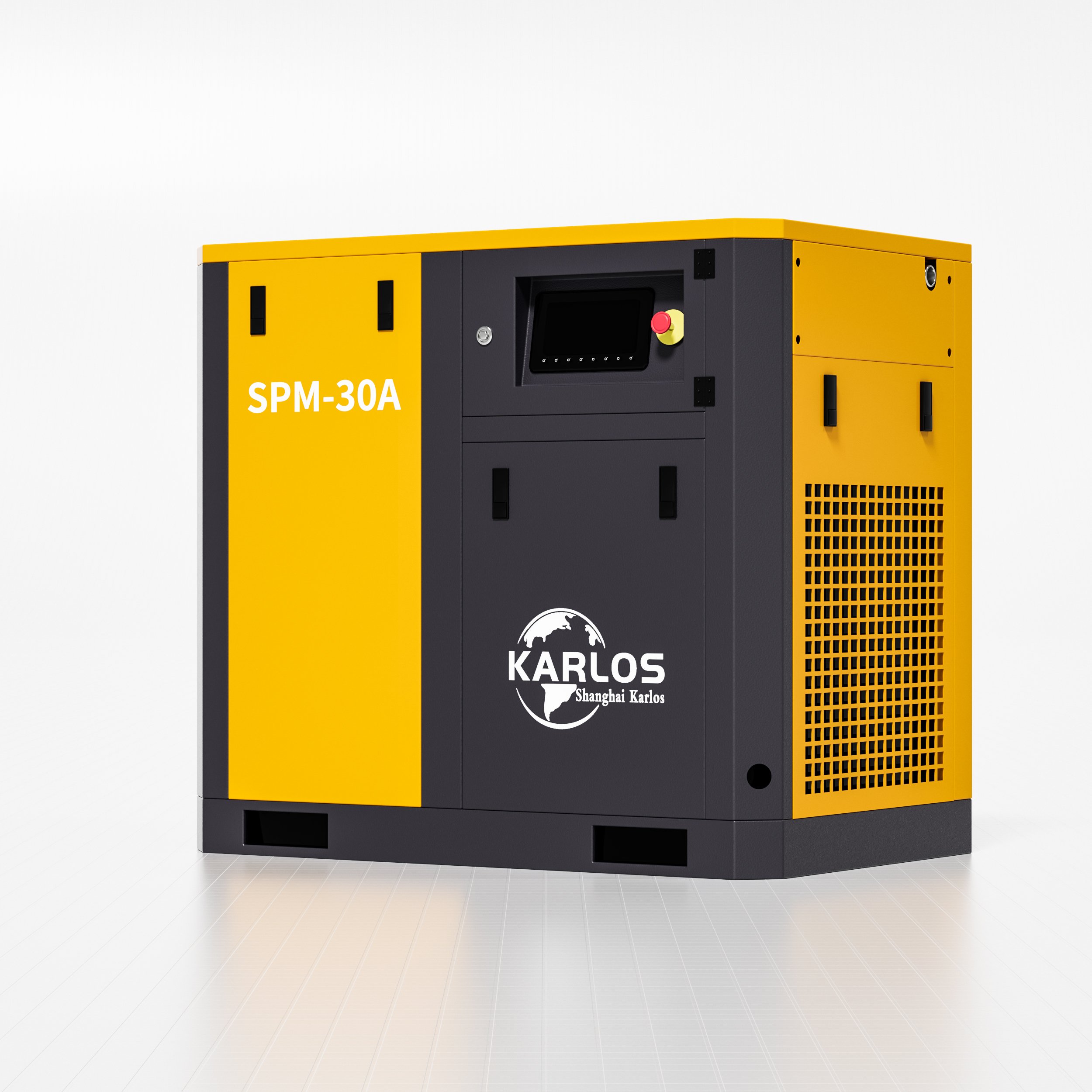 Karlos Direct Driven 8bar 11kw 20hp Permanent Magnet Variable Speed Screw air Compressor