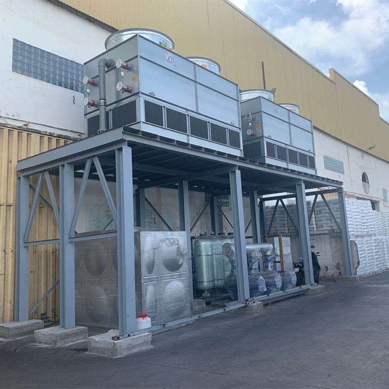 Stainless Steel Industrial Cooling Equipment Closed Counter Flow Water Cooling Tower
