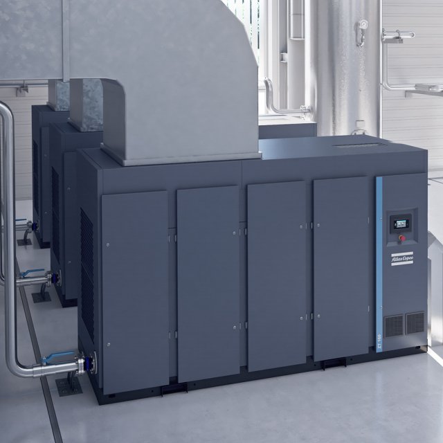Atlas Copco Stationary Oil Free air Compressor (ZT22)