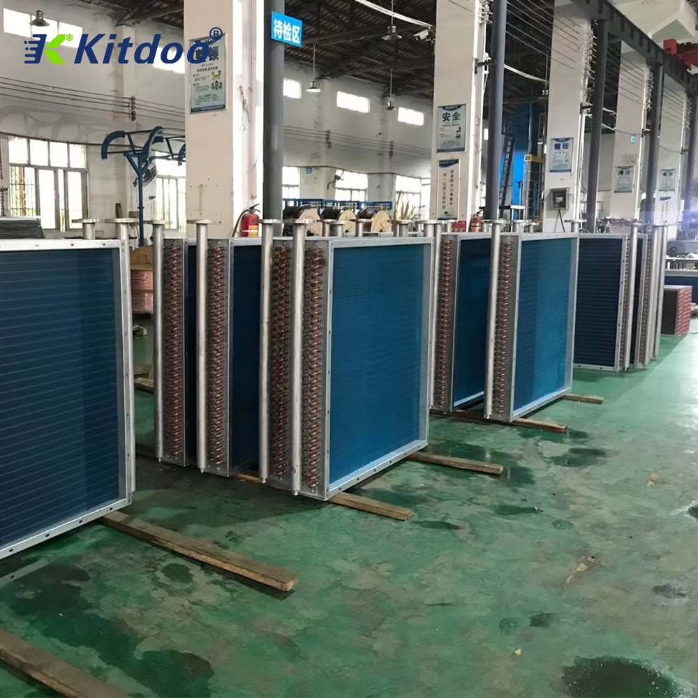Refrigerator Condenser Evaporator Air Cooled Copper Tube Aluminium Evaporator Coil Heat Exchanger