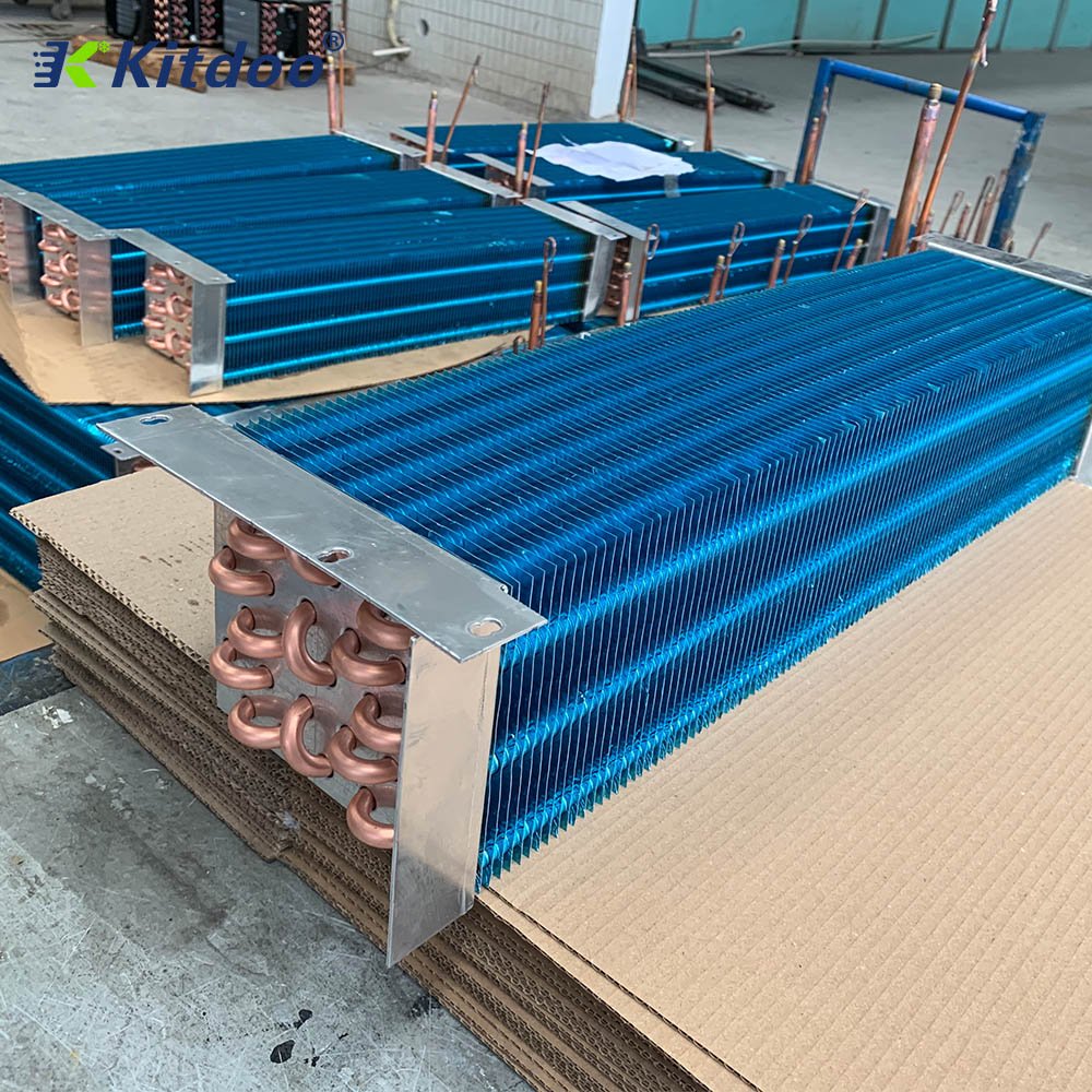 Refrigerator Condenser Evaporator Air Cooled Copper Tube Aluminium Evaporator Coil Heat Exchanger
