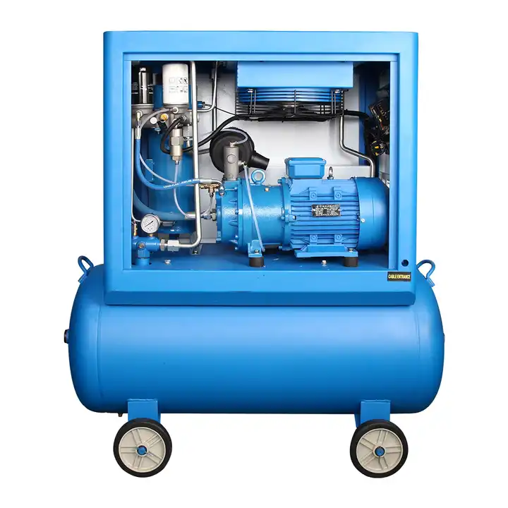 New air Portable Silence Compressor Box and tank Type Scroll air Compressor with Refrigeration Dryer 3hp 2.2kw