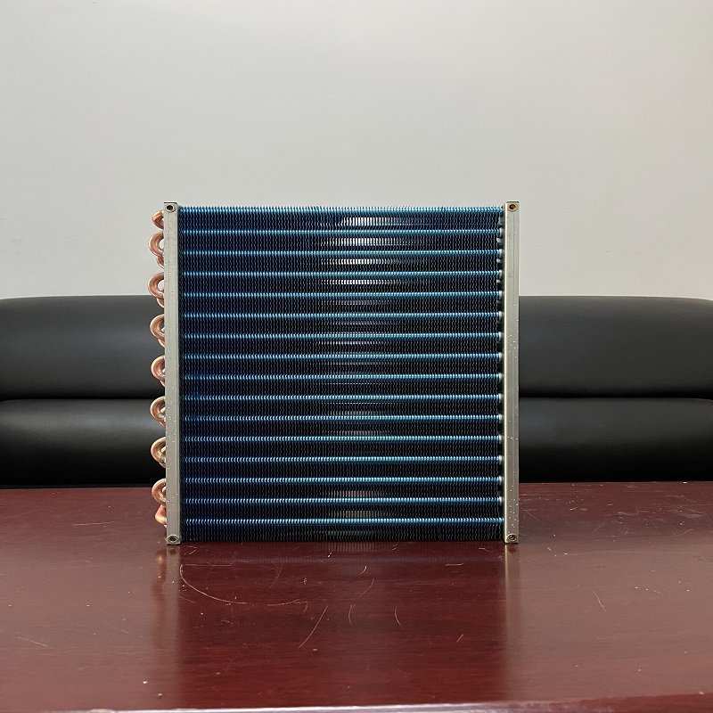 High Quality Copper Tube and Copper Fin Condensing Coil Heat Exchanger Evaporator