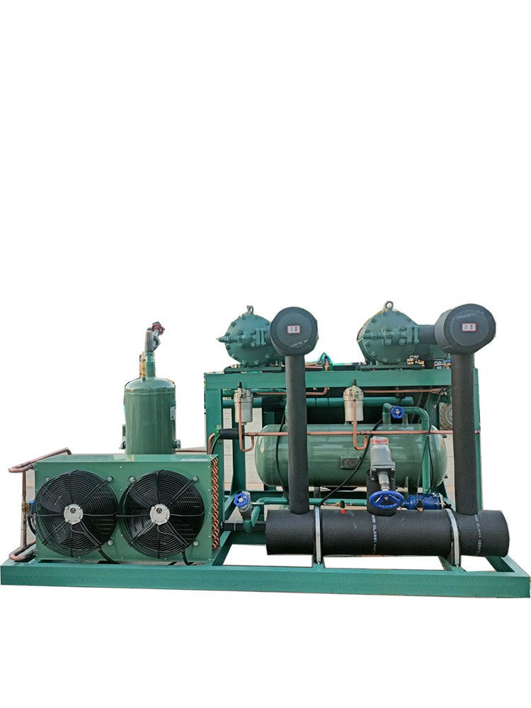 2025 110KW Screw Refrigeration Unit Air-cooled Condensing Unit Screw Compressor Cooling Unit of Bitzer 3-HSK5363-40