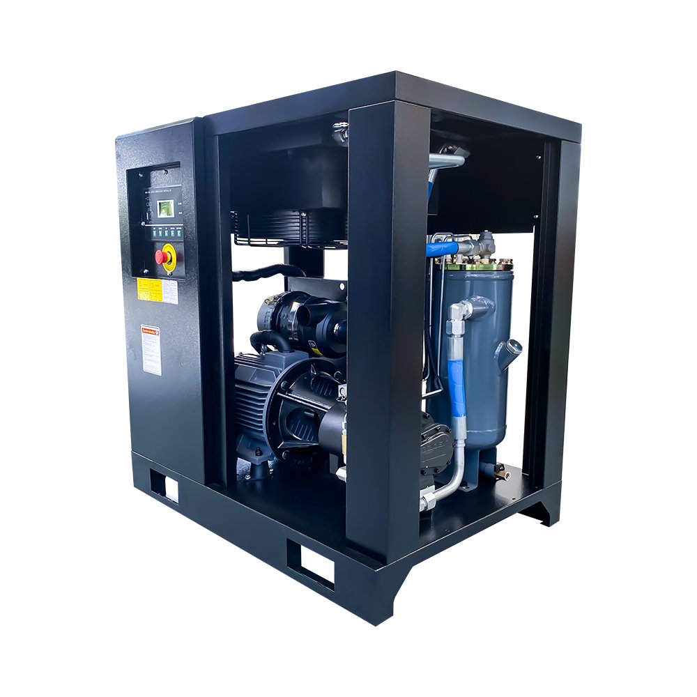 Industrial High Pressure 100cfm 185/375/600 Cfm Two Stage Electric Screw air Compressor 8/10/15/25 bar Best Vfd air Compressor