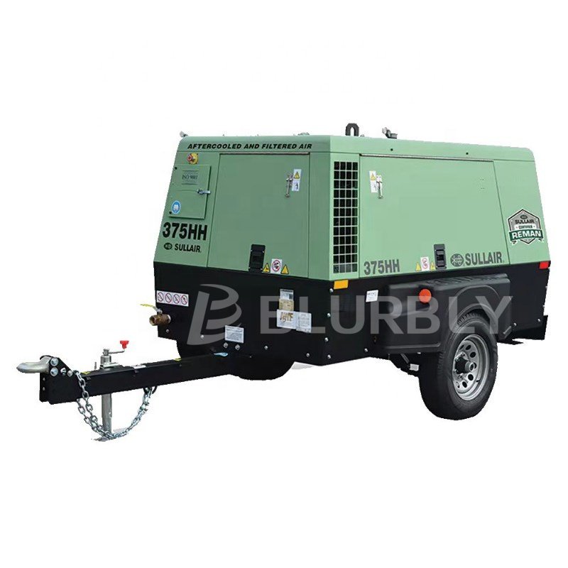 Sullair 600RH Single Stage Silent High-pressure Borehole Blasting Drilling 17.2bar Suit Plateau Screw air Compressors Portable