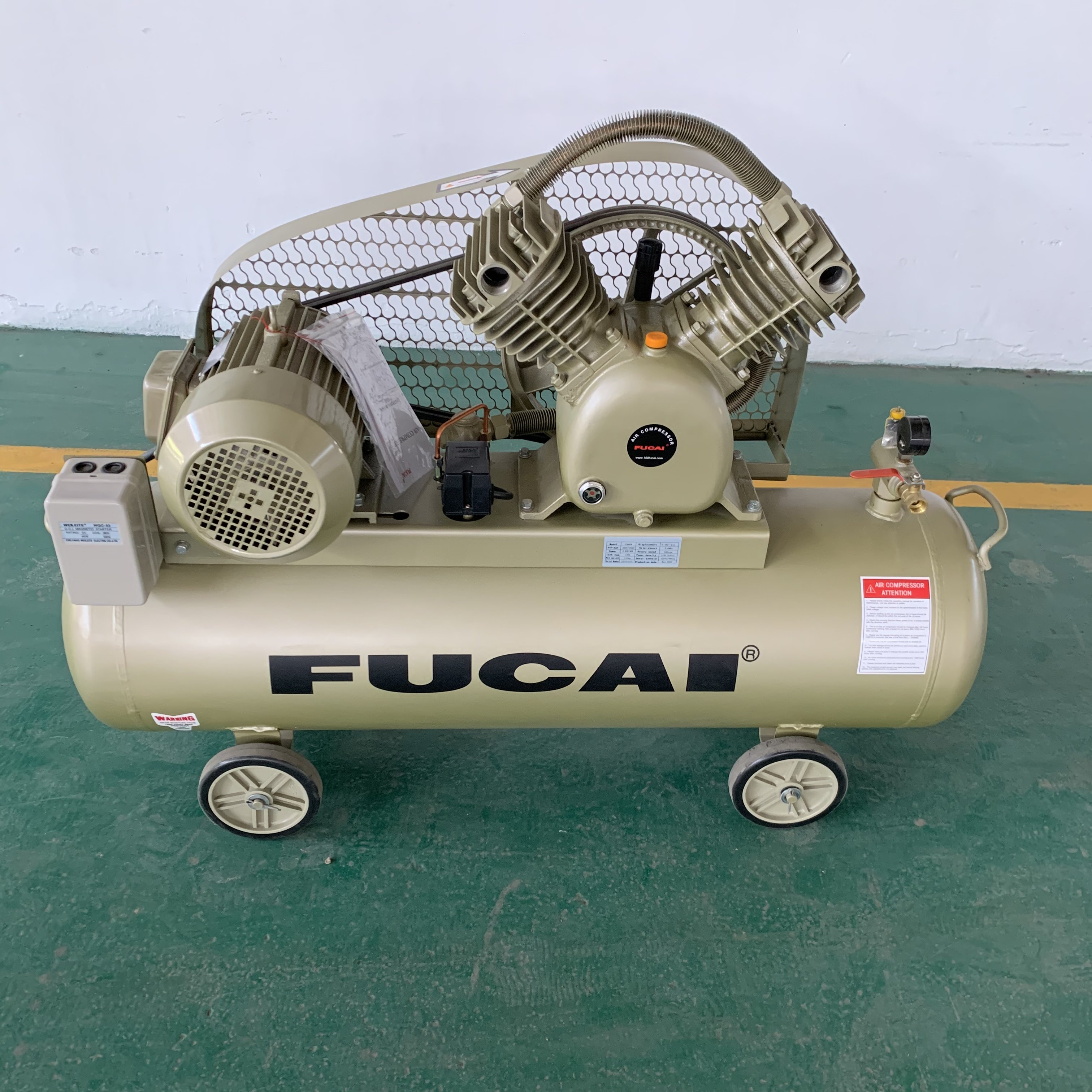 FUCAI High Quality Ac Stationary 1.5kw/2hp Industrial Piston air Compressor
