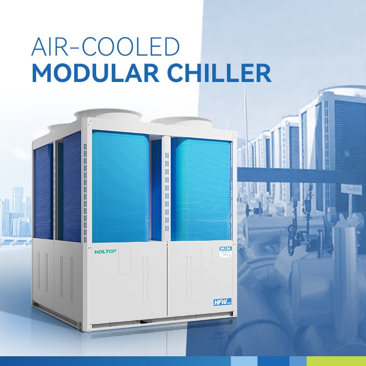 PLC Control Holtop Chillers Manufacturers Modular Design Seamless Integration Hotels Process Chiller
