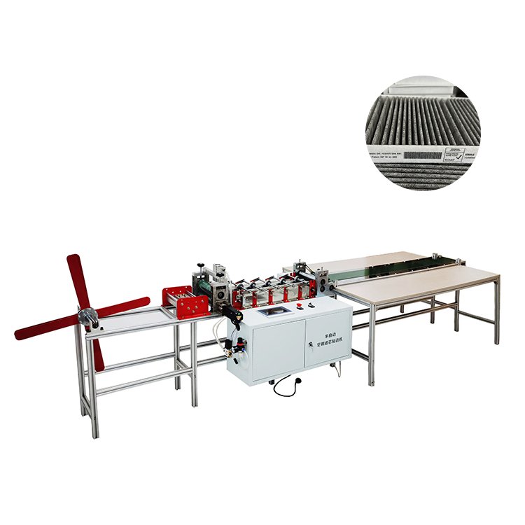 High Quality Four-station Cabin air Filter Automatic Edge Bonding Machine Cabin air Filter Making Machine