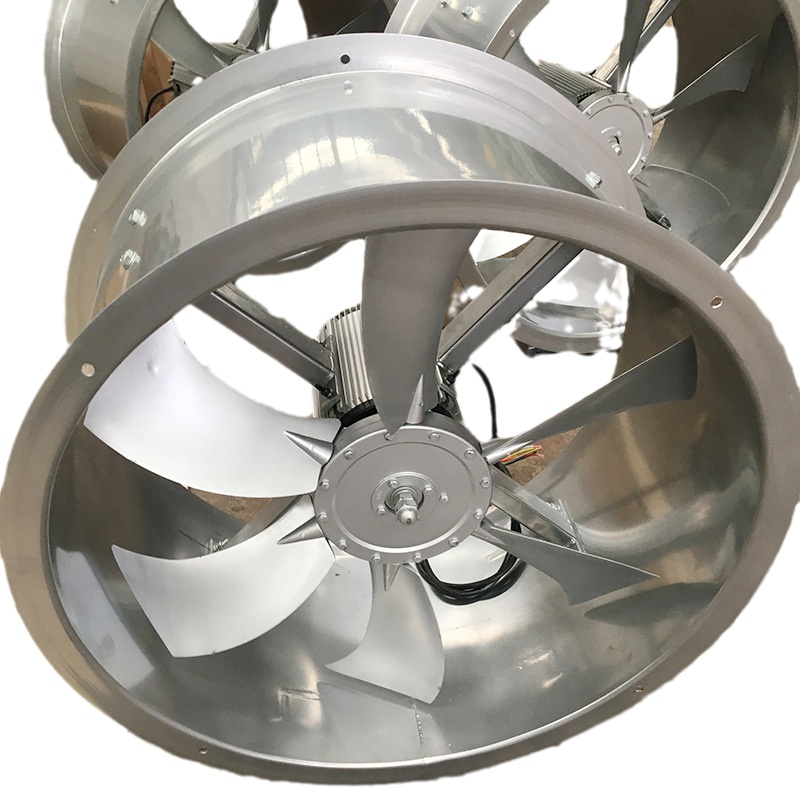Mechanical Industrial Blower Fan Metal High Speed Extractor Ventilation Exhaust Fan for Duct Stainless Steel AC 220v 73/72db