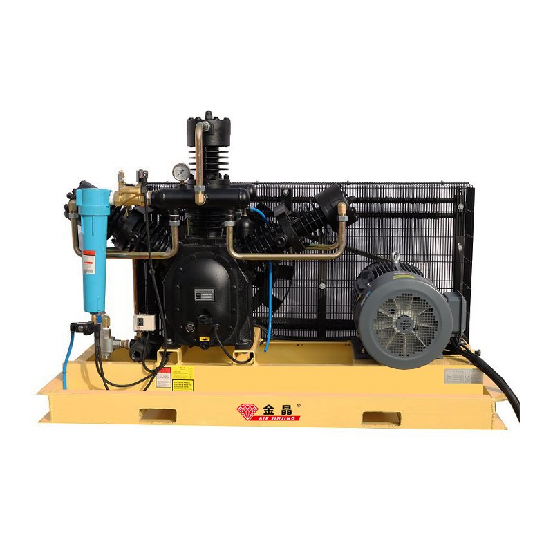 30bar High Pressure 220V 60Hz Belt Driven Piston Air Compressor for Industrial