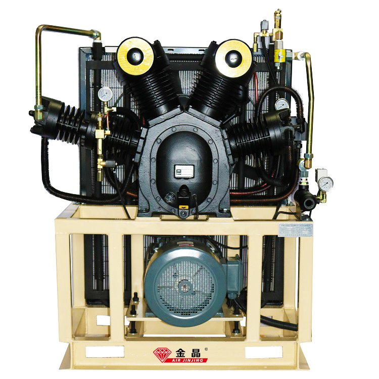 30bar High Pressure 220V 60Hz Belt Driven Piston Air Compressor for Industrial