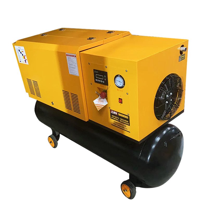 10HP VSD Rotary Screw Air Compressor 40CFM 60Gallon Portable Air Compressor with Dryer